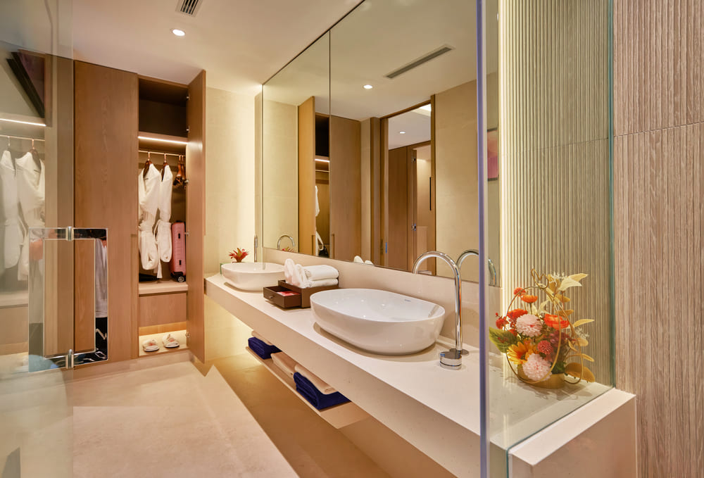 Bathroom of the Type A show unit